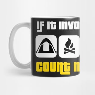 Tent, Campfire, Canoe -- Count Me In Mug